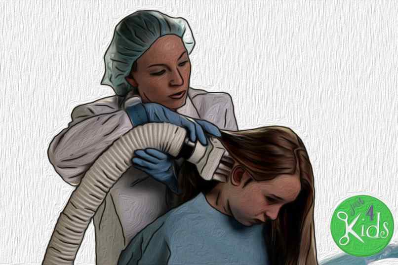 Just 4 Kids Salon Lice Treatment and Removal Process Children Salon